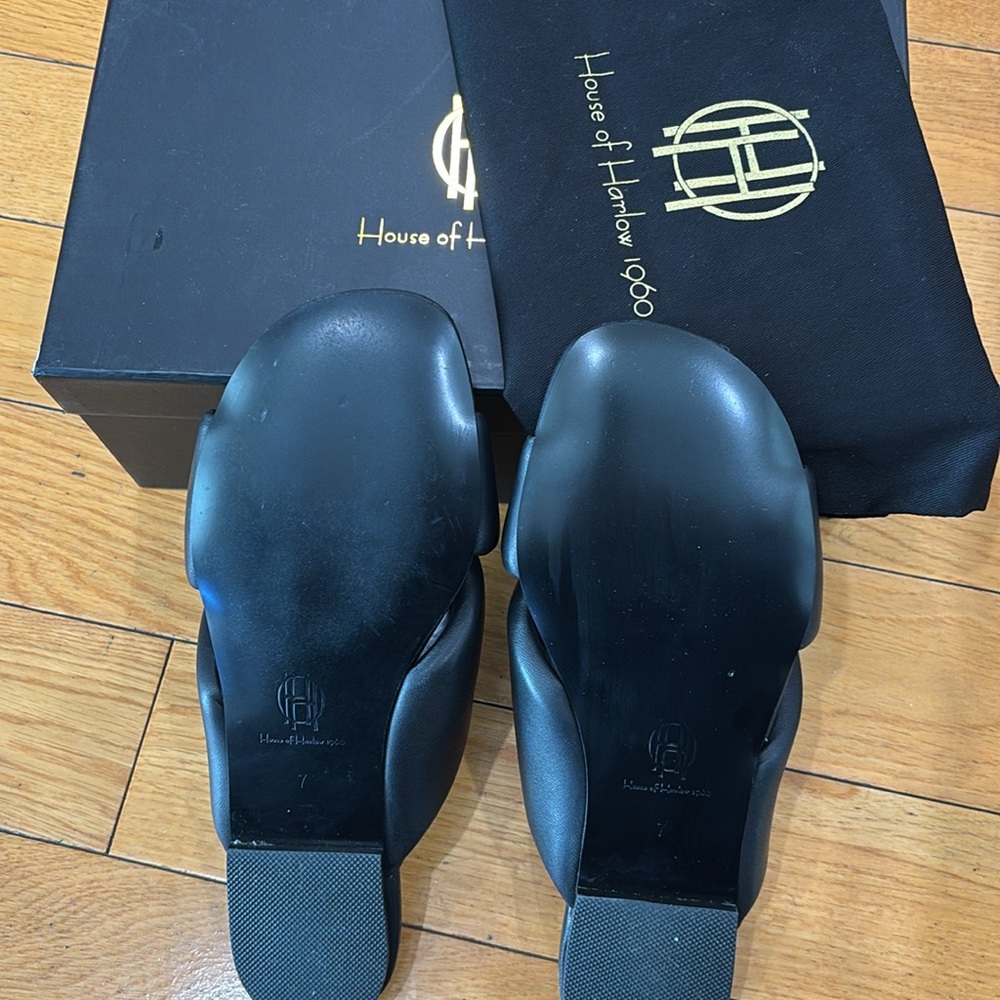 House of Harlow Samman Slide in Black, Size: 7 - Picture 13 of 13